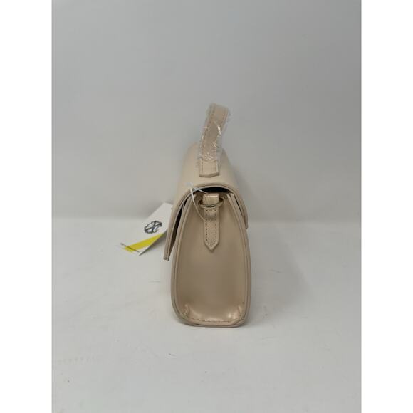 CXL Christian Lacroix Laine Matte Patent Top Handle Crossbody Panna Cotta Beige - Picture 3 of 9